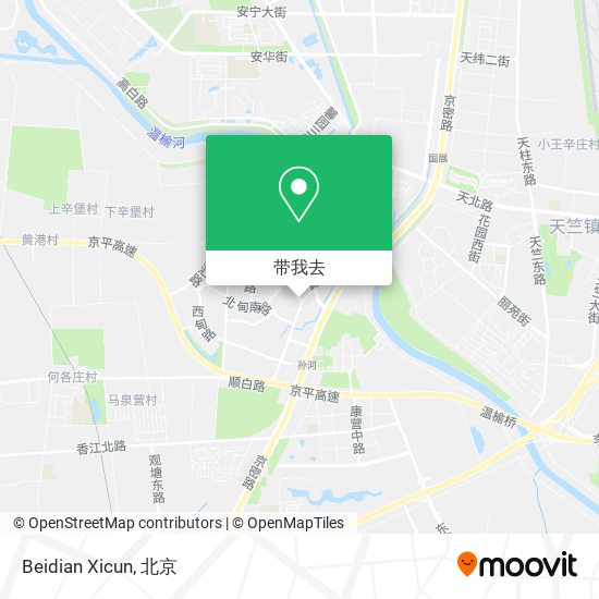 Beidian Xicun地图