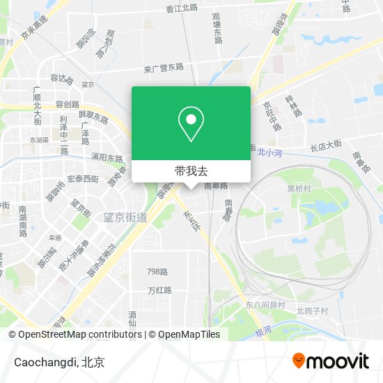 Caochangdi地图