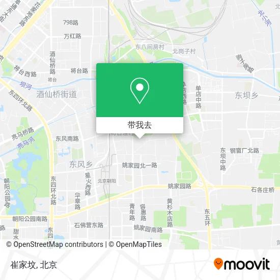 崔家坟地图
