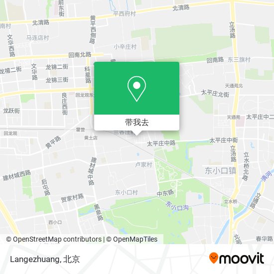 Langezhuang地图