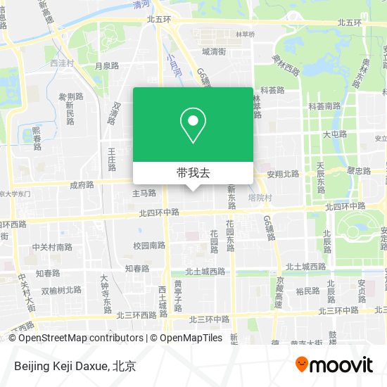Beijing Keji Daxue地图