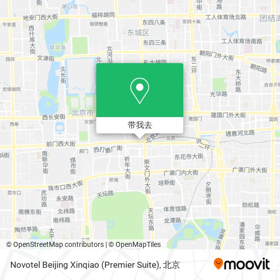 Novotel Beijing Xinqiao (Premier Suite)地图
