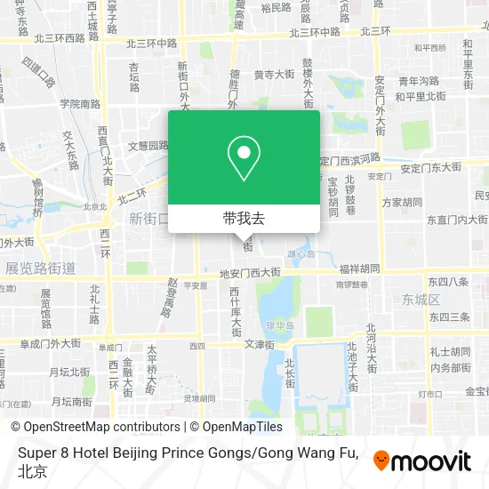 Super 8 Hotel Beijing Prince Gongs / Gong Wang Fu地图