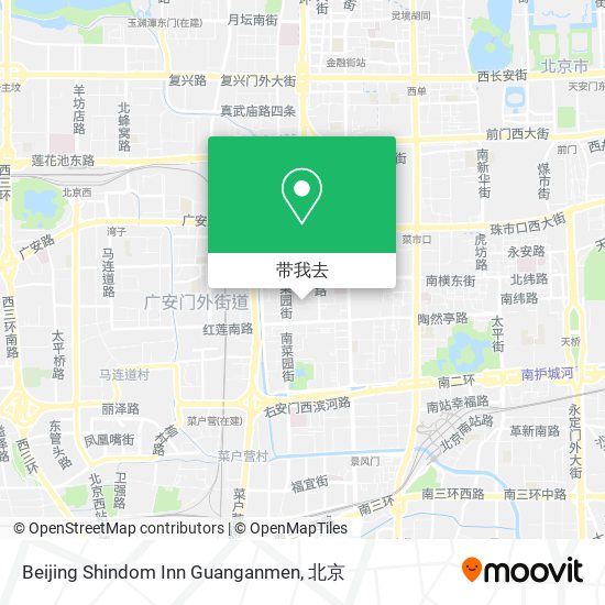 Beijing Shindom Inn Guanganmen地图