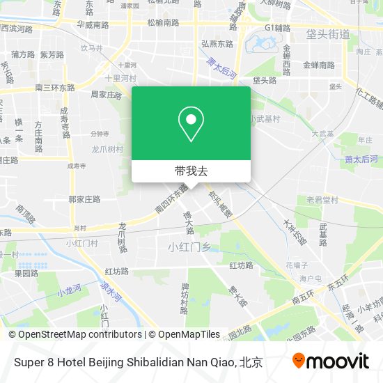 Super 8 Hotel Beijing Shibalidian Nan Qiao地图