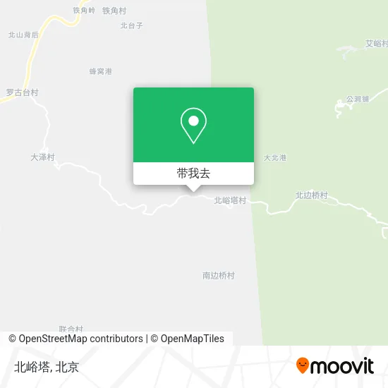 北峪塔地图