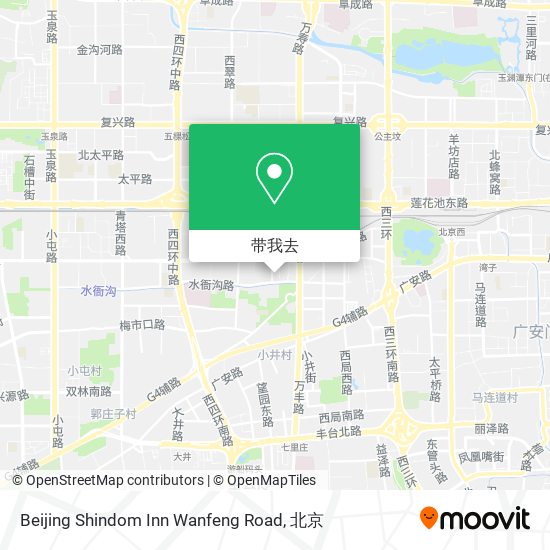 Beijing Shindom Inn Wanfeng Road地图