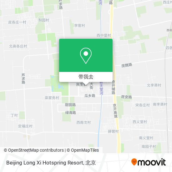 Beijing Long Xi Hotspring Resort地图