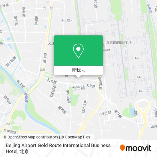 Beijing Airport Gold Route International Business Hotel地图