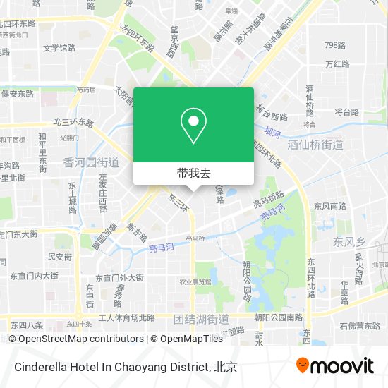 Cinderella Hotel In Chaoyang District地图