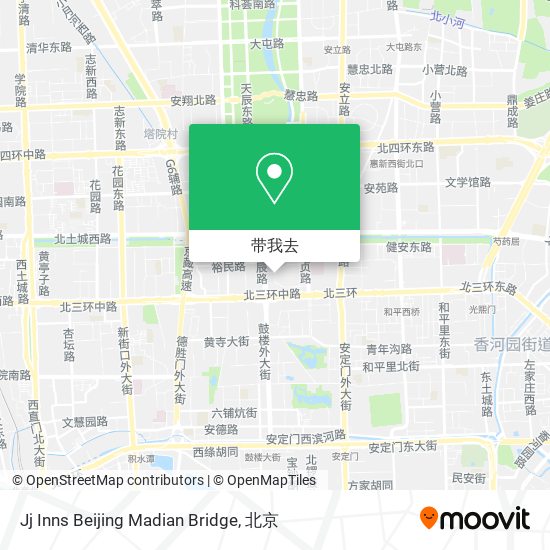 Jj Inns Beijing Madian Bridge地图