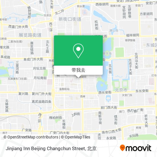 Jinjiang Inn Beijing Changchun Street地图