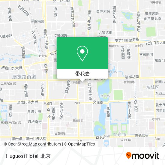 Huguosi Hotel地图