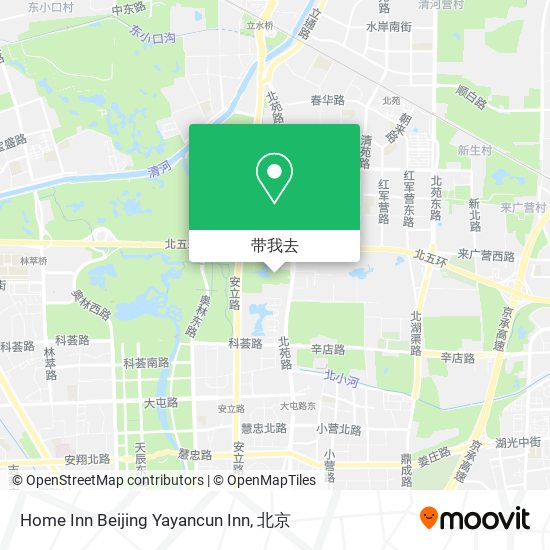 Home Inn Beijing Yayancun Inn地图