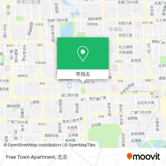 Free Town Apartment地图