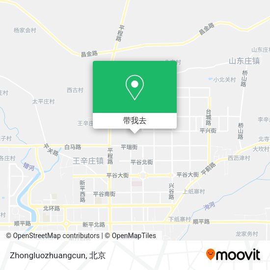 Zhongluozhuangcun地图