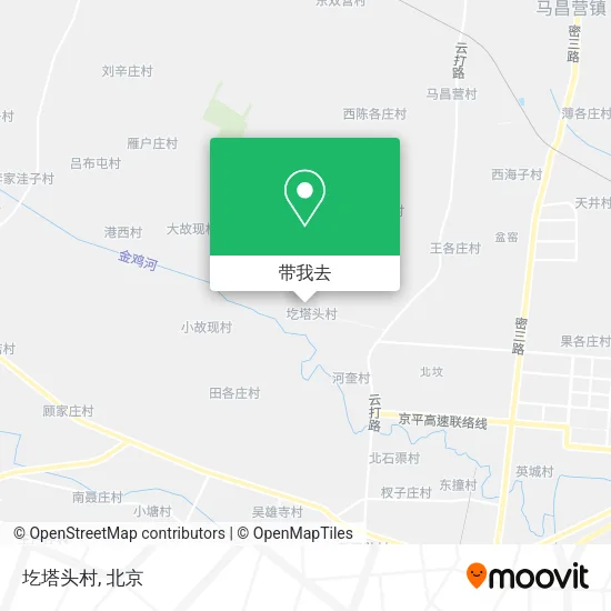 圪塔头村地图