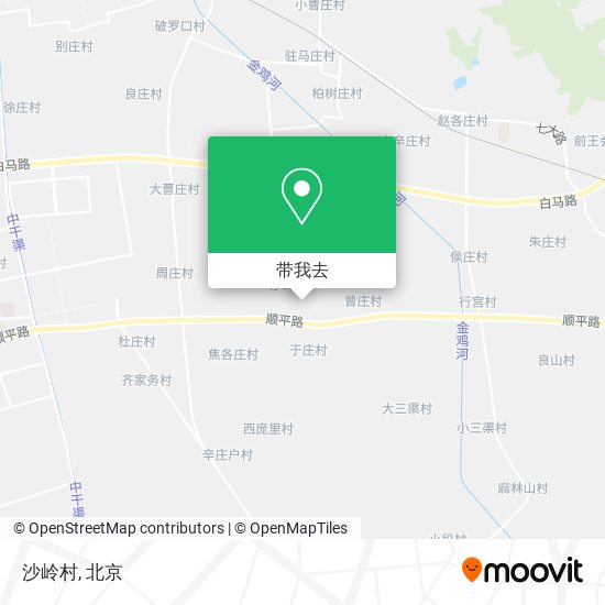 沙岭村地图
