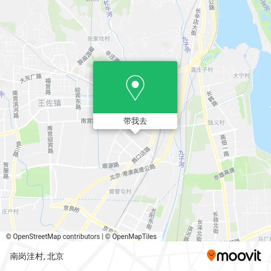 南岗洼村地图