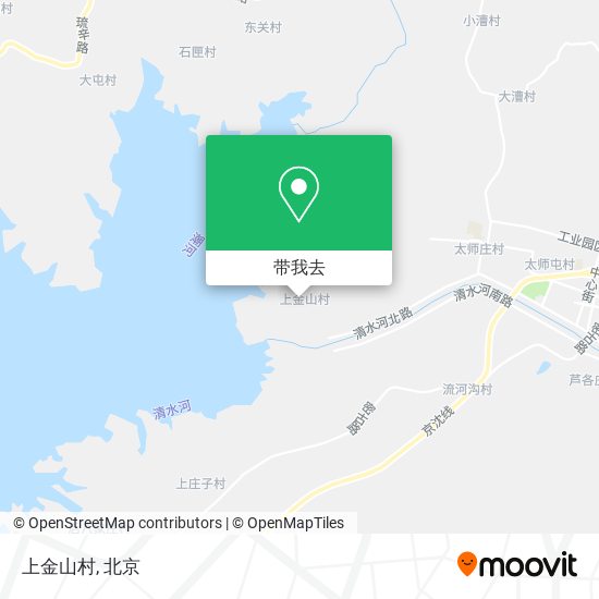 上金山村地图