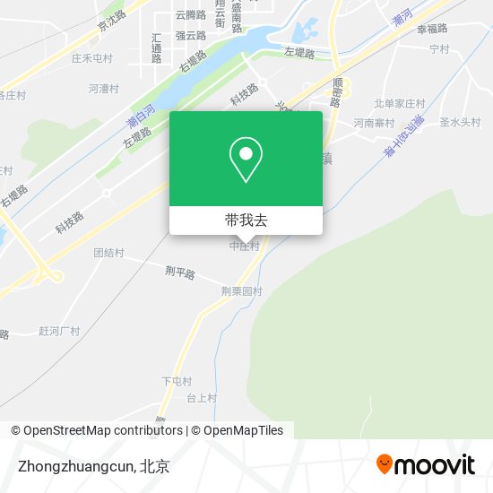 Zhongzhuangcun地图