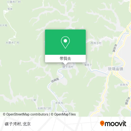 碾子湾村地图