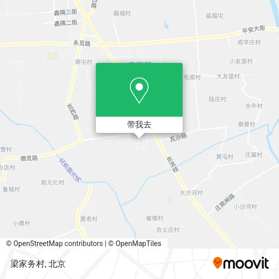 梁家务村地图