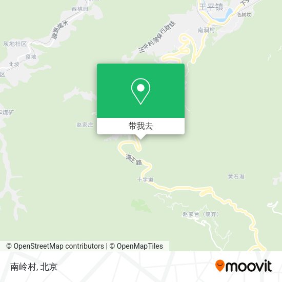 南岭村地图
