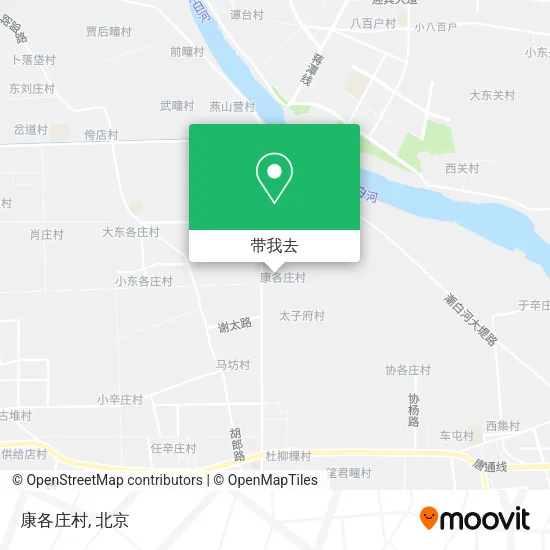 康各庄村地图