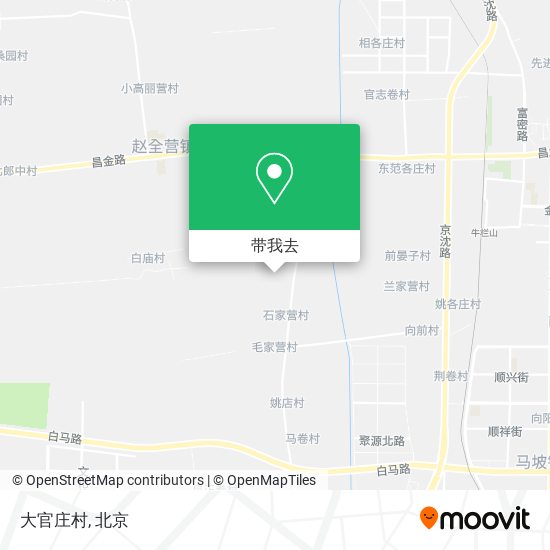 大官庄村地图