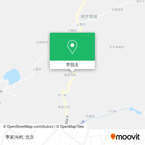 季家沟村地图