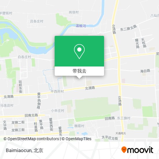 Baimiaocun地图