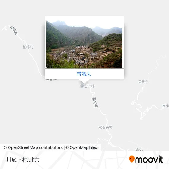 川底下村地图