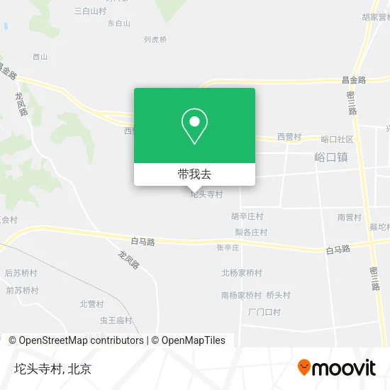 坨头寺村地图