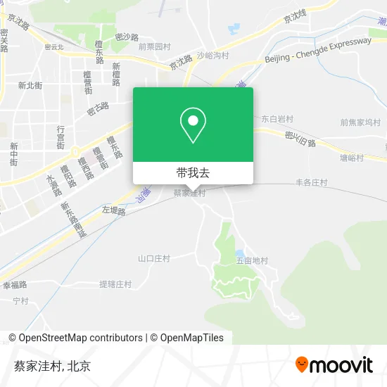 蔡家洼村地图