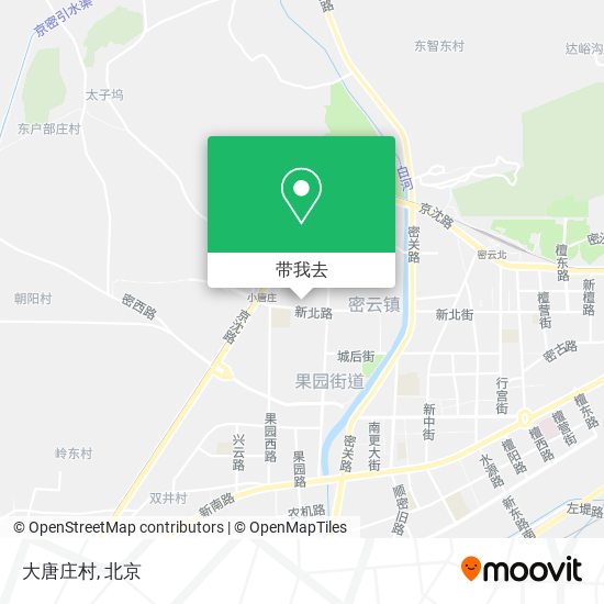 大唐庄村地图