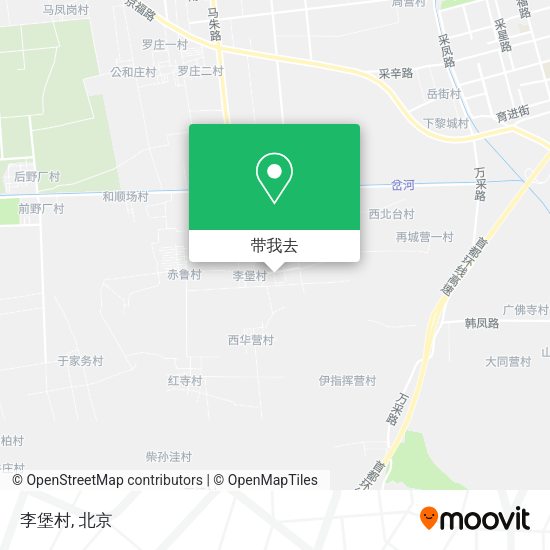 李堡村地图