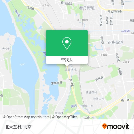北天堂村地图
