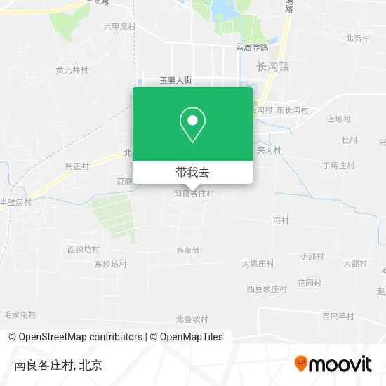 南良各庄村地图