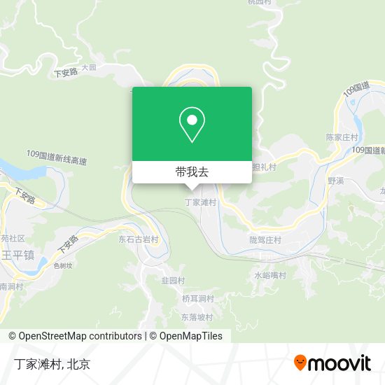 丁家滩村地图