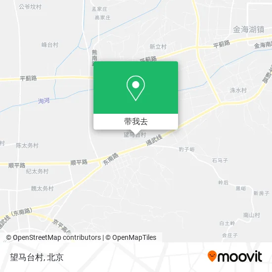 望马台村地图