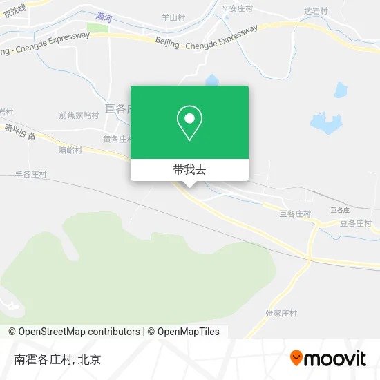 南霍各庄村地图