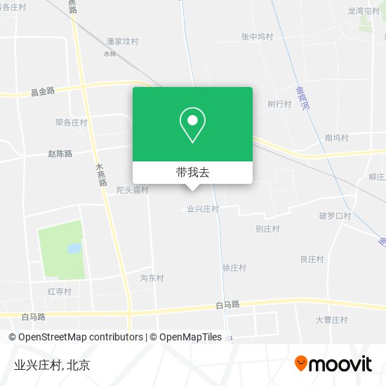 业兴庄村地图