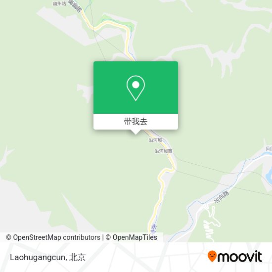 Laohugangcun地图