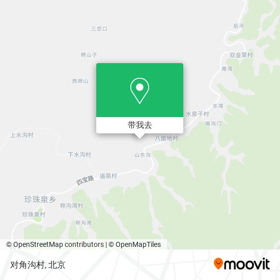 对角沟村地图
