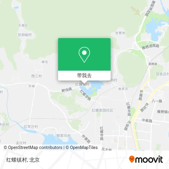红螺镇村地图