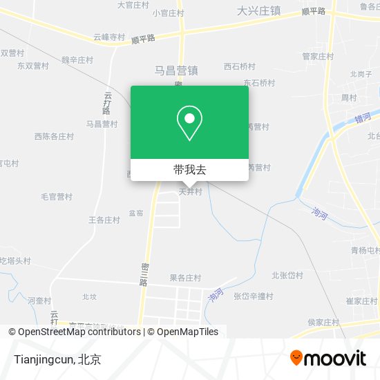 Tianjingcun地图