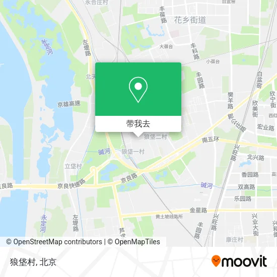 狼垡村地图