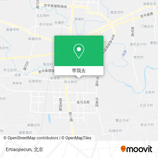 Ertiaojiecun地图