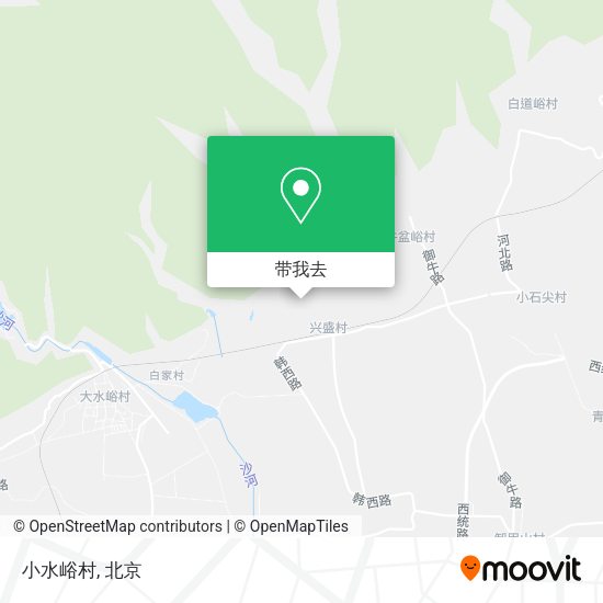 小水峪村地图